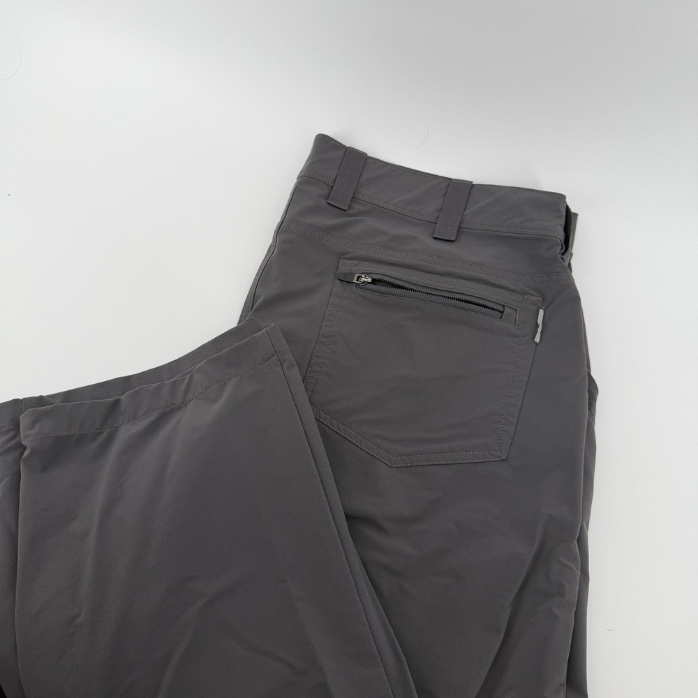 Duluth Trading Co Mens Gray Standard Fit Nylon Spandex Hiking Pants 40x30